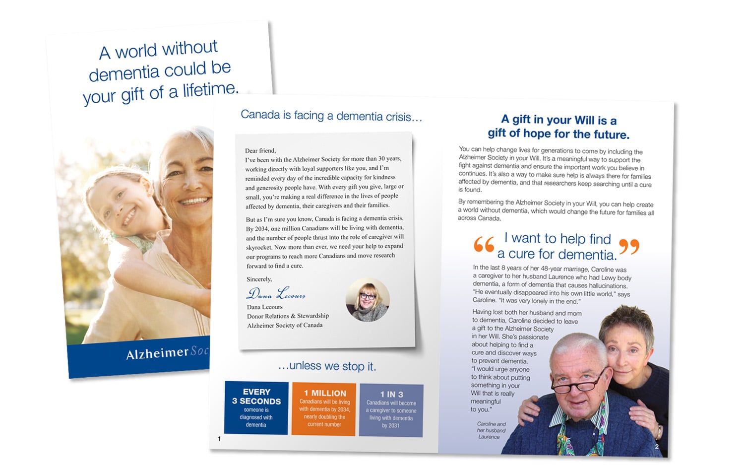 Alzheimer Society of Canada direct mail