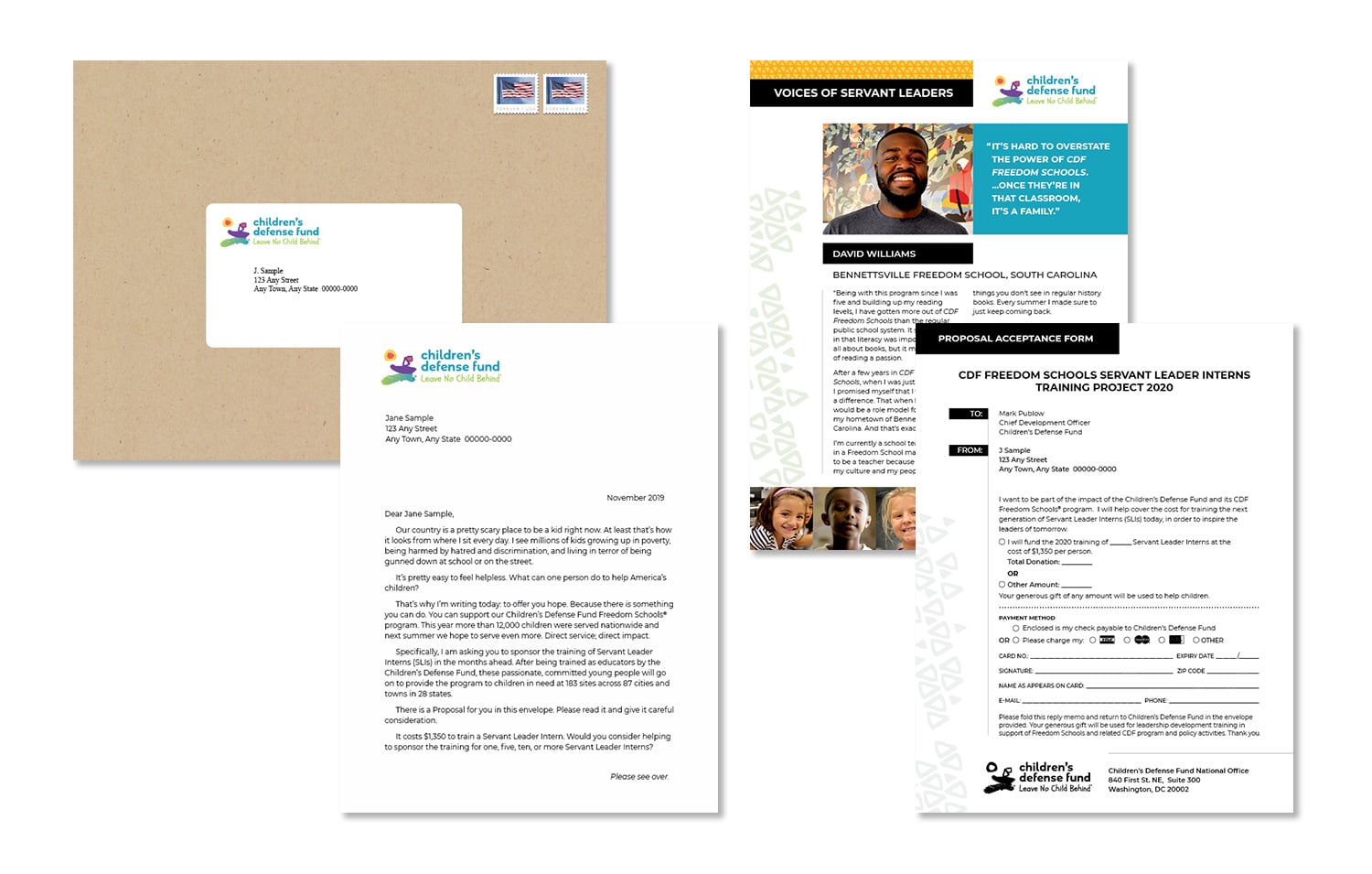 Children’s Defense Fund, U.S.A. direct mail